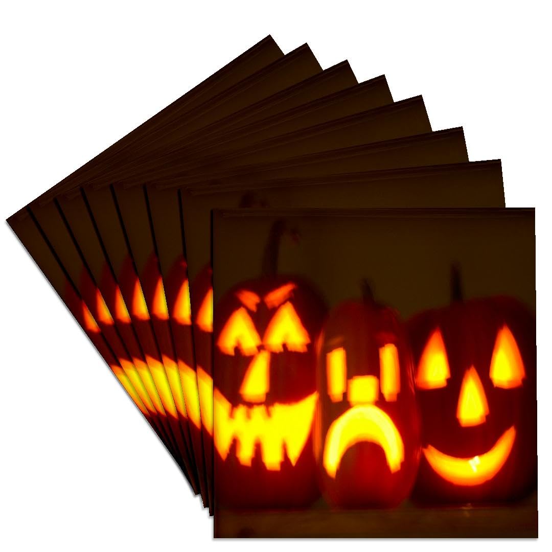 3dRose Flag, White, Set-of-8-Ceramic