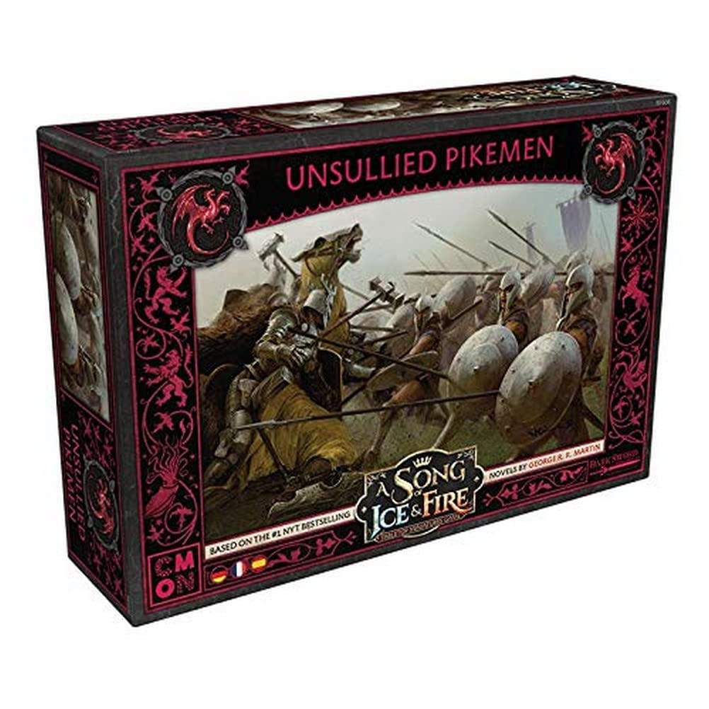Asmodee | CMON | A Song of Ice & Fire – Pikemen of the Unsullied | Expansion | Tabletop | 2 Players | From 14+ Years | 45+ Minutes | German | Multilingual — image 1