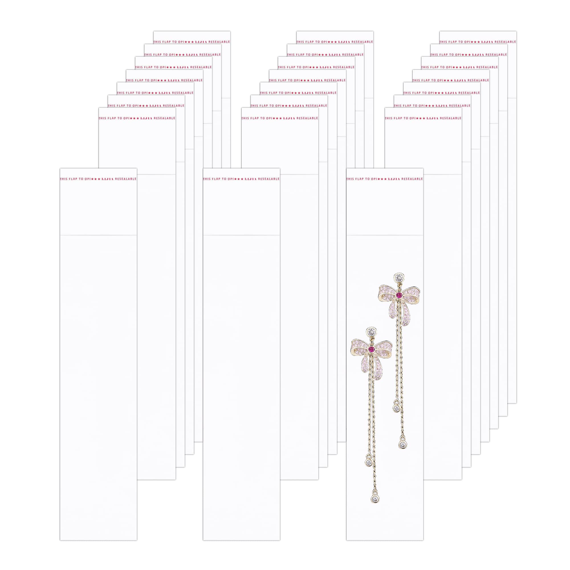 Clear Cellophane Bags Self Sealing Bags for Candles, Jewelry, Crafts, Bakery, Cookies, Candy and Party Decoration (3 Sizes)