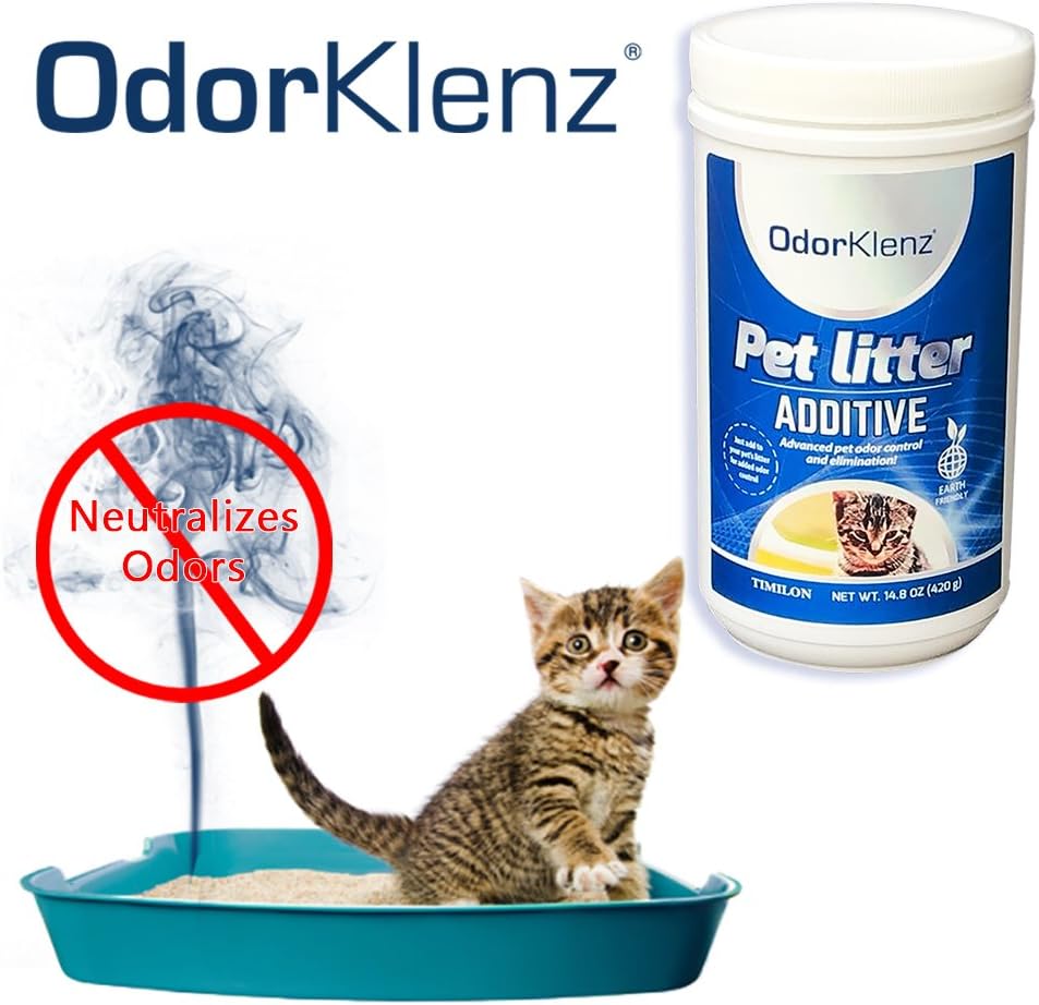 OdorKlenz Pet Litter Additive, Odor Neutralizer, Made in USA
