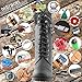 DailyShoes Women's Combat Boot Ankle Mid Calf Low Heel Lace Up Zipped Pocket Sweater Cuff Knitting Boots with Zip Bootie - Black Pu 9