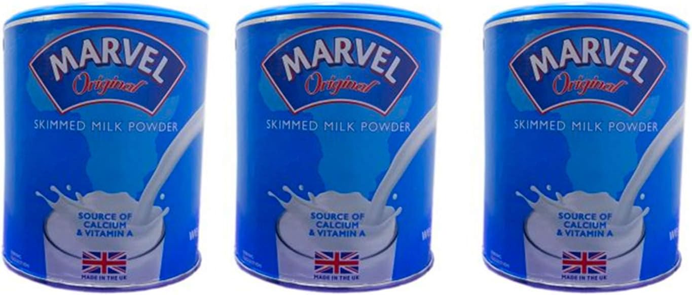 Marvel Original Dried Skimmed Milk Powder 200g (Pack of 3) Amazon.co