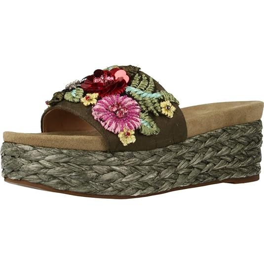 Alma en Pena Sandalen/Sandaletten, Farbe Grün, Marke, Modell Sandalen/Sandaletten V19572 Grün
