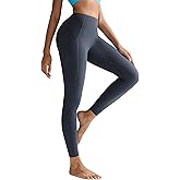 RUNNING GIRL Leggings for Women 25" Inseam, High Waisted Compression Buttery Soft Yoga Pants with Pockets