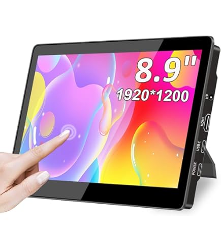 Amazon.com: Magedok 8.9 inch Touch Monitor with Stand| 1920 * 1200