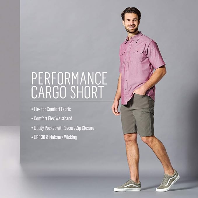 wrangler performance cargo shorts