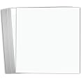 Amazon.com : Hamilco White Cardstock Scrapbook Paper 12x12 Heavy Weight ...