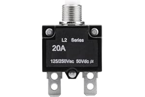 Thermal Overload Protector, AC 125/250V Push Charging and Starting System Reset Button Circuit Breaker Over Current Overload 