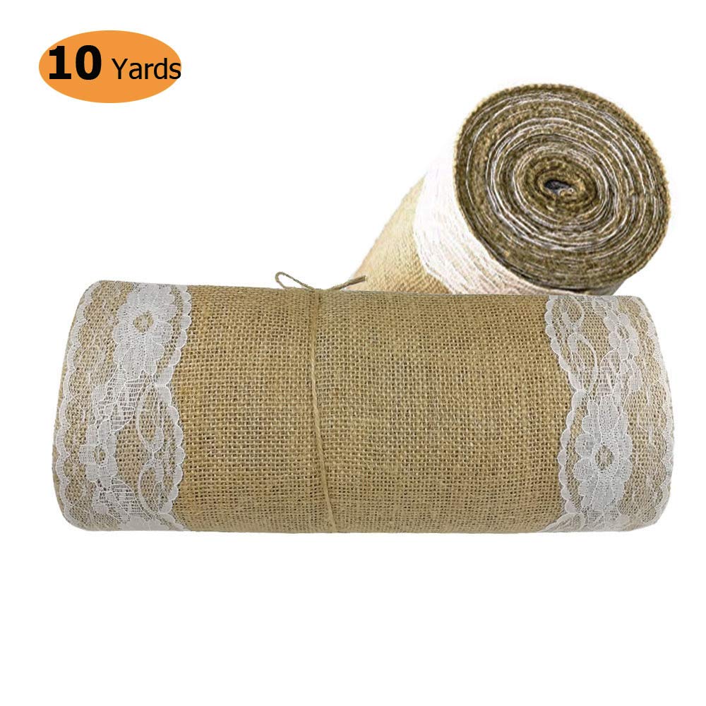 Best roll of burlap table runner with lace