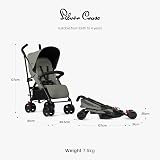 Silver Cross Pop 2 Pushchair Foldable Travel Stroller Sage Navy Seat Lie Flat view 4