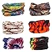 16-in-1 Headwear for Men and Women-Yoga Sports Travel Workout Wide Headbands,Neck Gaiter,Bandana,Helmet Liner,Balaclava,Hair Turban,Scarf