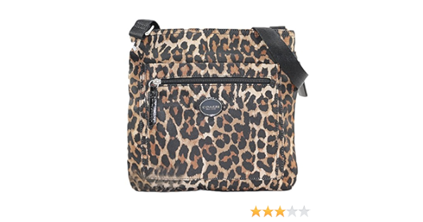 coach ocelot leopard tote