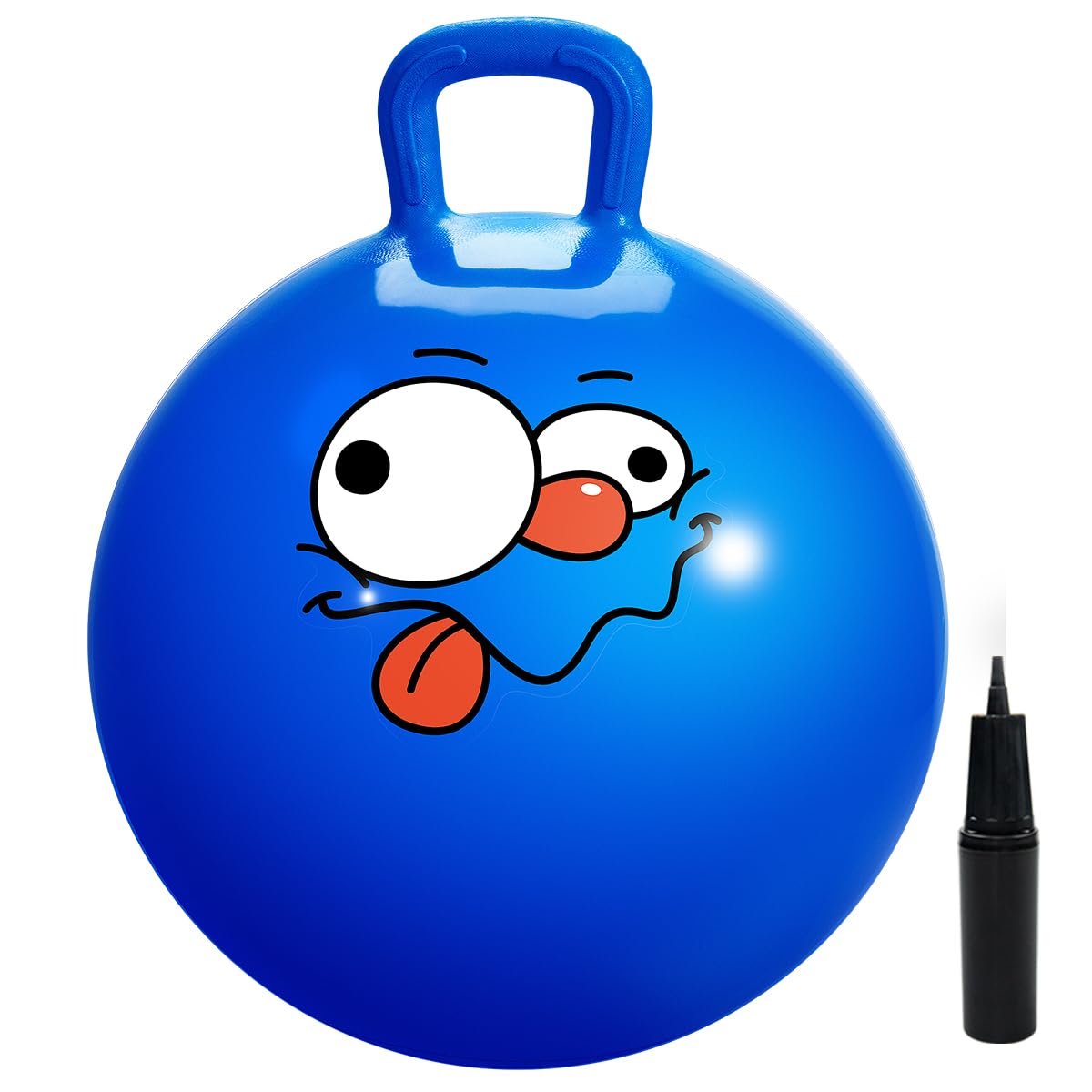 U&C Planet 18 Inch Space Hoppers for Kids,Jumping Ball with Handle, Inflatable Hopping Balls,Hopper Ball with Pump for Boys Girls Age 3-8 Indoor and Outdoor Garden Game — image 1