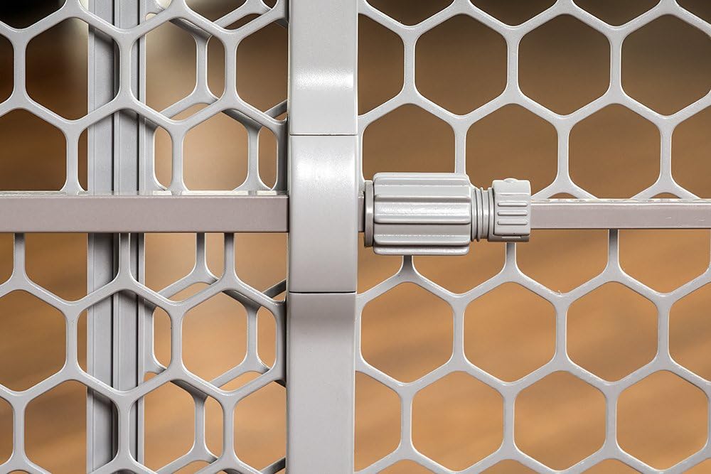 regalo easy fit plastic adjustable extra wide baby gate