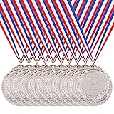 Hilitchi 10Pcs Silver Award Medals - Olympic