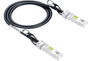 10Gtek 1.25G SFP DAC Twinax Cable, Passive, Compatible with Cisco SFP-1GBASE-CU1M, Ubiquiti UniFi, Fortinet and More, 1-Meter