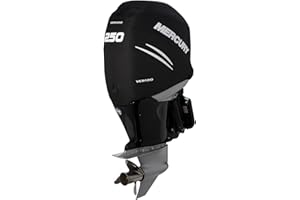 MERCURY Marine Vented Outboared Engine Splash Cover, Black or White, 40-600hp