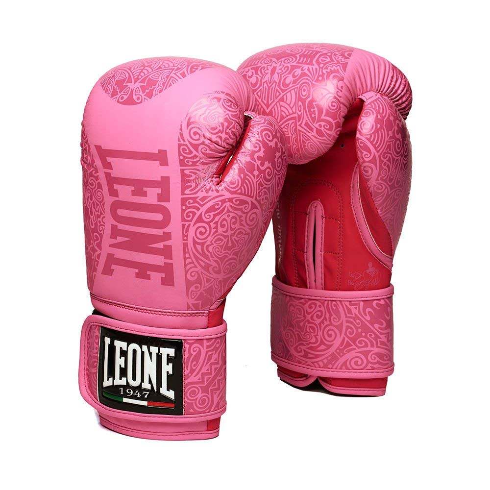 LEONE 1947 Maori Boxing Gloves pink/10ozM - GN070