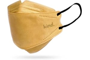 Kind 3D Willow Face Mask – 4-Layer Disposable, Lightweight & Comfortable Fit, Adult Small Size, Individually Wrapped, Reseala