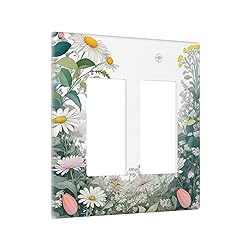 Decorative Outlet Covers Brightly Coloured Bushes