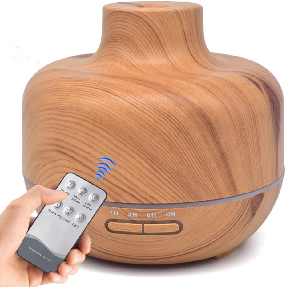 Aromadiffusor, 400 ml AromatherapieDiffusor mit ätherischem Öl