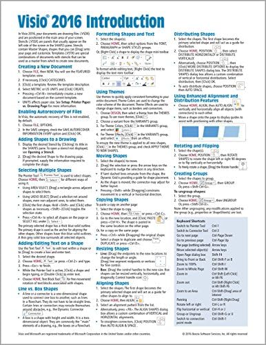 Microsoft Visio 2016 Introduction Quick Reference Guide - Windows ...