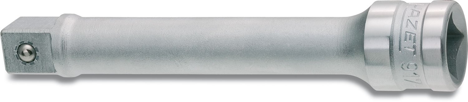 HAZET 917-5 123 mm Polished Head Extension - Chrome-Plated