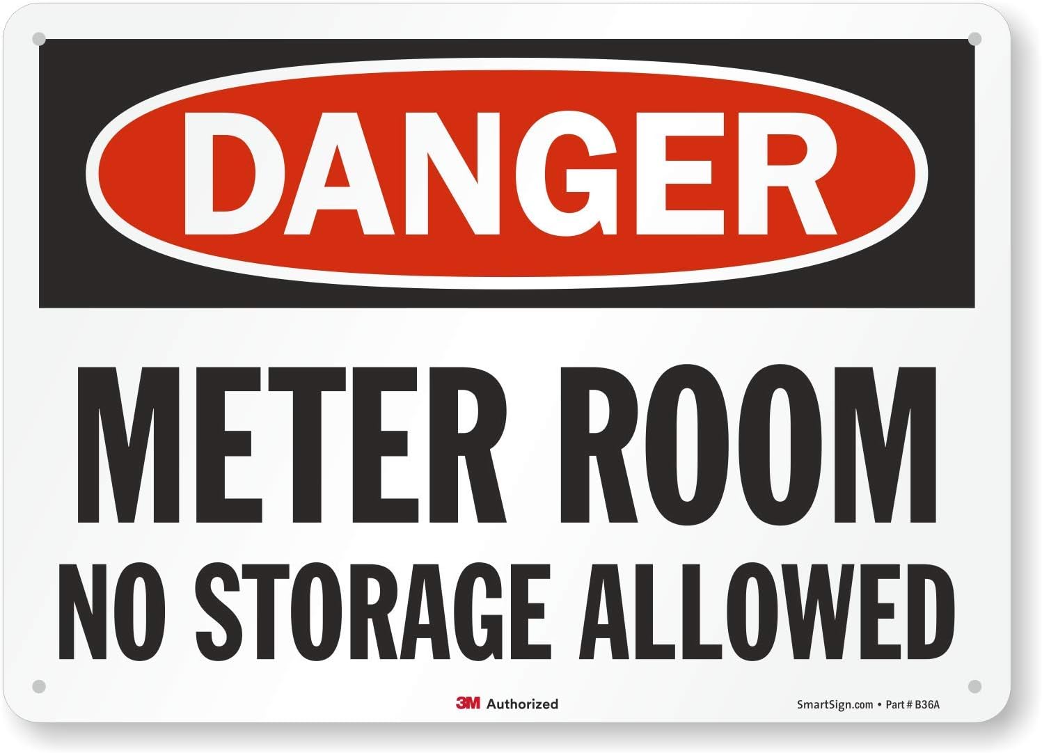 Danger Fuel Storage No Smoking 8 X 12 Inches Rust Free Aluminum - Uv