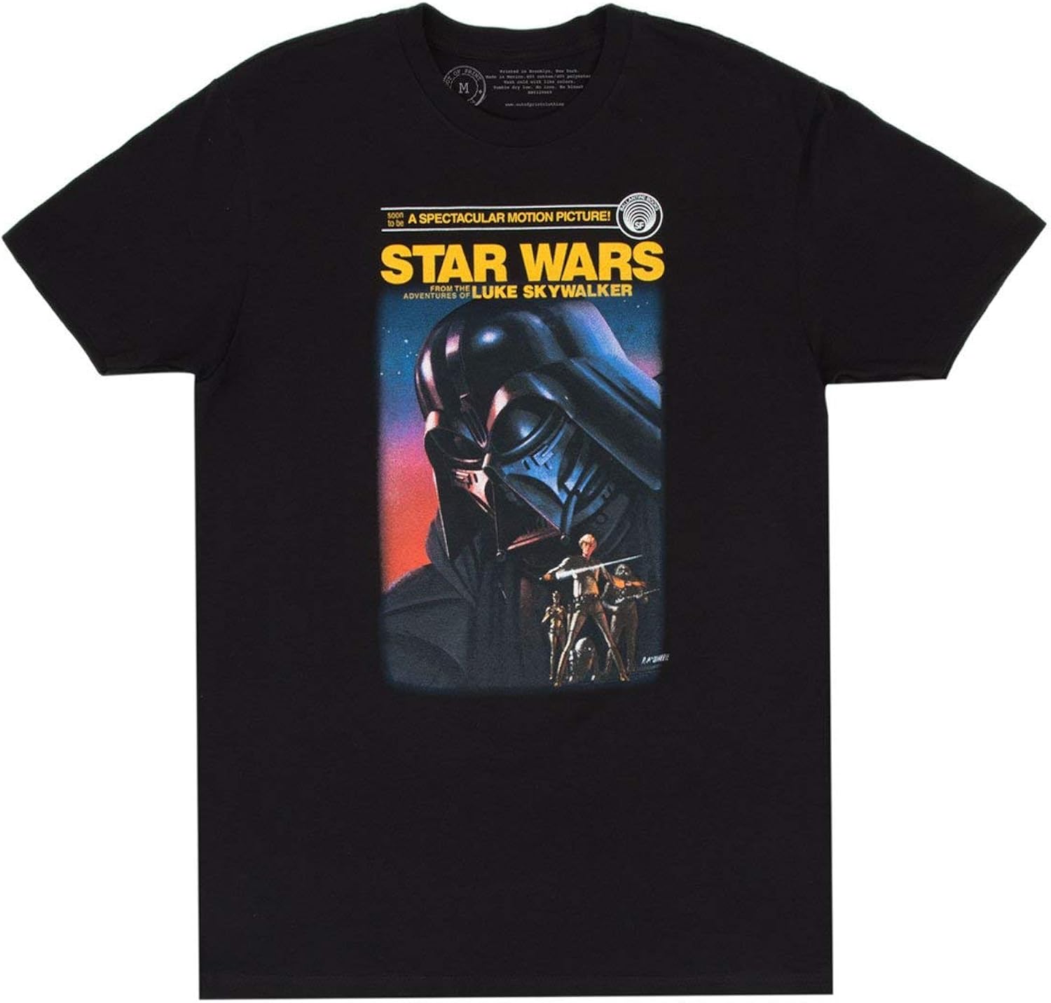 Out of Print Unisex/Men's Science Fiction and Fantasy Book-Themed Tee T-Shirt