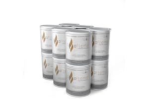 Terra Flame SunJel Fume-Free Gel Fuel Cans for Fire Bowl and Fireplaces, 12 Pack of Fire Gel Fuel Cans