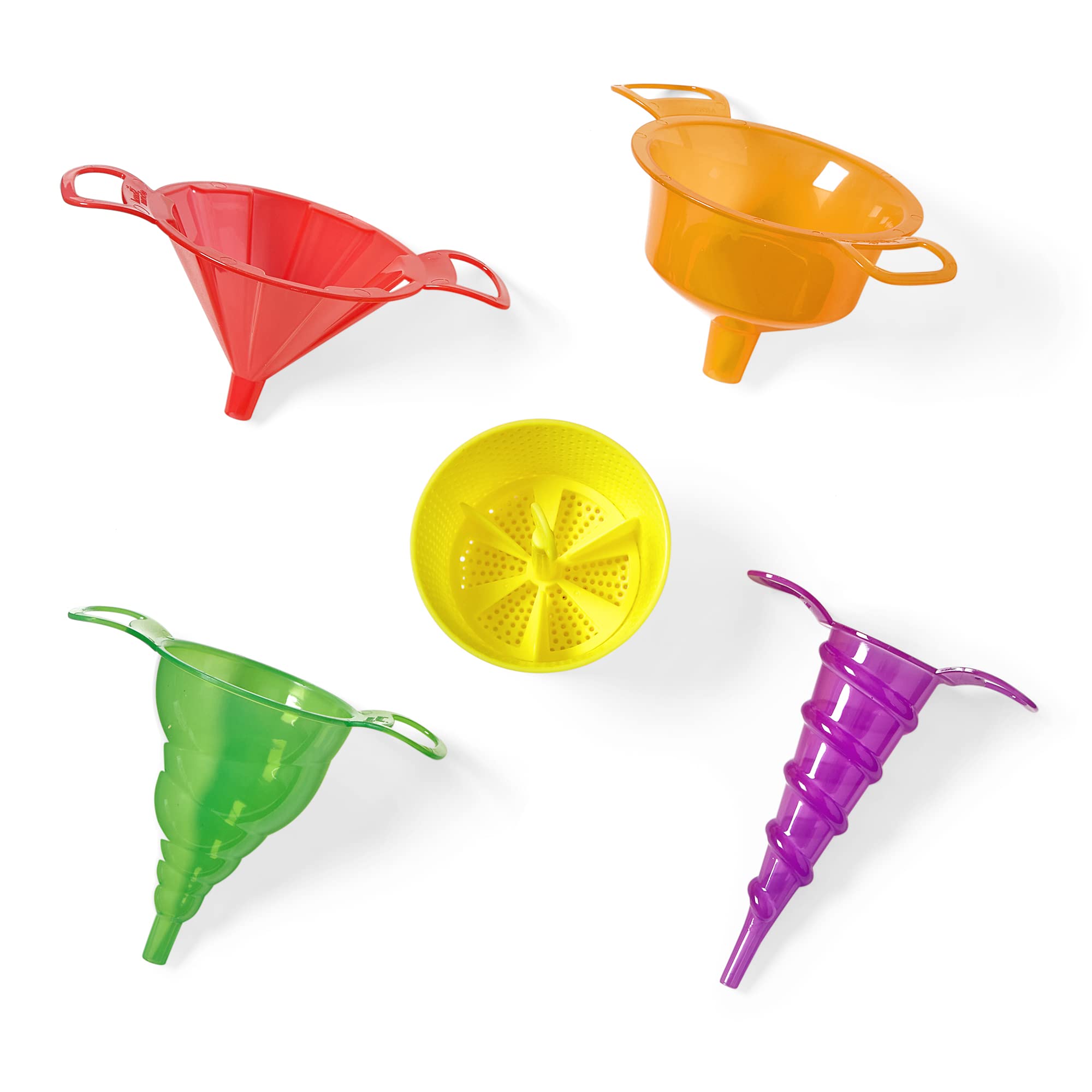 hand2mind Starter Science Funnels, Science Lab Equipment, Sifting Toys, Sand Sifter, Water Table Toys, Sensory Play Toys, Educational Science Kits, Kids Chemistry Set, Science Supplies for Classroom