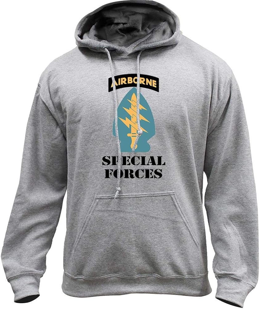 USAMM Army Special Forces Full Color Veteran Pullover Hoodie at Amazon