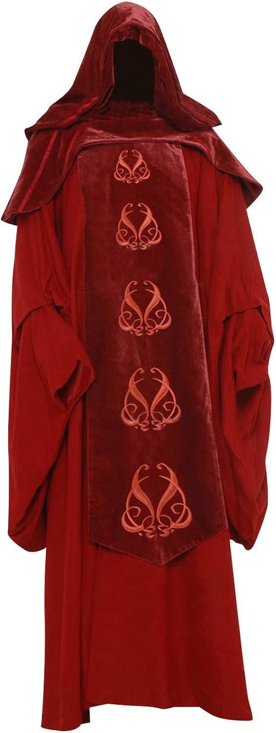 Wolfbar Darth Sidious Emperor Palpatine Hooded Robe Red