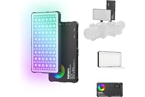 Hohem HPL-R01 Portable Photography Lighting for iSteady M7 Gimbal Stabilizer for Smartphone, 95+ CRI, 2500K-9000K CCT, 360° F