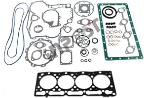 INPOST V1505 Overhaul Gasket kit For Kubota KX71 KX91 Excavator engine Upper Lower set 16285-99352