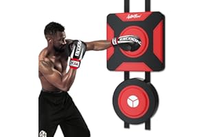 AIBEIJIAN Wall Boxing Mat, Wall Focus Target Punch, Height Adjustable Wall Target Punch Mat, Adult and Child Home Boxing Mat, Taekwondo, Sanda, Martial Arts, Boxing Training Equipment