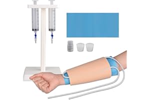 SimCoach Phlebotomy and Venipuncture Practice Kit, Wearable IV Practice Trainer Kit, Injection Practice Kit for IV Training, IV Start Kit for Medical Education