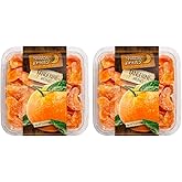 Nutty & Fruity - Pack of 2 - Tangerine Wedges - 6 oz. Containers By Lyza's Sweets & Treats