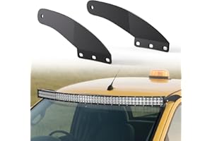 Nilight 50 inch Curved LED Light Bar Bracket Mounting Upper Windshield Roof Cab Brackets Compatible with Ford Ranger 1993-2011 Pickup 4-Door or 2-Door