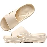Xanciery Cloud slides sandals for women men,womens Recovery slides EVA Anti-Slip shower shoes,Open Toe Garden Shoes,Mens Sandals slippers Indoor Outdoor Size