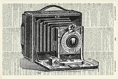 image for MerriKitty ANTIQUE CAMERA PRINT - VICTORIAN ART - PHOTOGRAPHY - ART PR