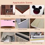 Flintronic U-Shaped Edge Banding TPE 5m 12mm Self-Adhesive Furniture Edge Trim view 7