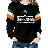 Women's Hello Darkness My Old Friend Casual Sweatshirt St. Patrick's Day Funny Irish