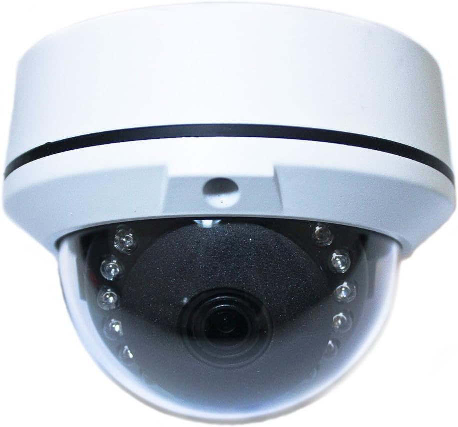 Gawker 1080P HD-TVI 1080P Sony Sensor Dome CCTV Camera, IP66 Weather Proof, 3.6mm Lens, IR Smart, White Color Metal case, DC12V