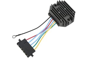 ARAMOX Voltage Regulator, 12V Voltage Rectifier, Mower Tractor Voltage Regulator Rectifier, MIA881279 Compatible with 1070 2243 415 670 770 790 870 970 990 F912 F915 Mower Tractor