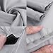 HOMEMAXS Sleeping Bag Liner Travel Sheet Soft and Breathable For Outdoor Picnic Travel Hotel, Grey