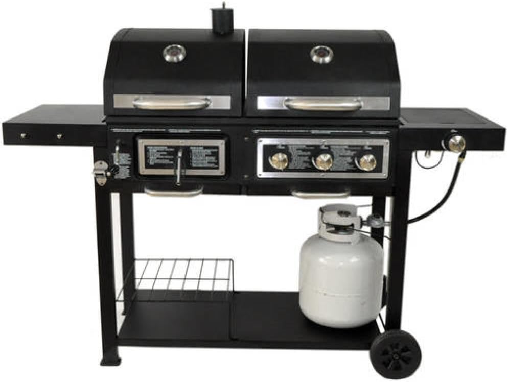 Review Dual Fuel Combination Charcoal/Gas Grill Grills & Smokers Review
