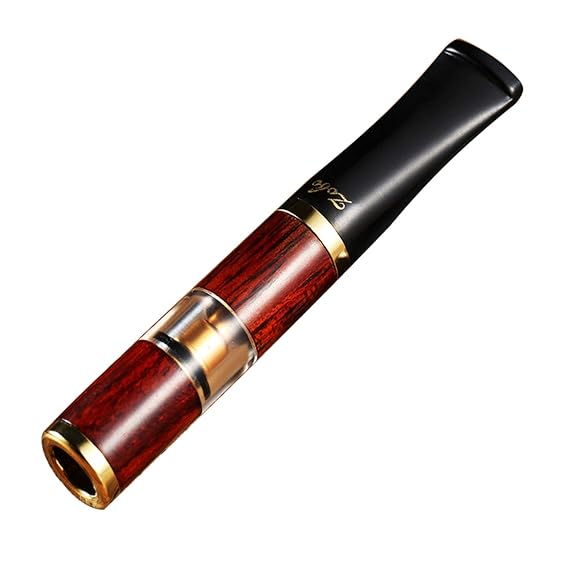 CaLeSi Portable Holz Zigarettenspitze Wiederverwendbare saubere Teer Tabak Filter für Standardgröße Zigaretten Ø9mm