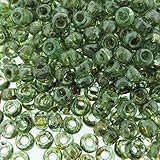 Picasso Olivine Trans 20 Grams Miyuki Round Rocailles 6/0 Glass Seed Bead Approx 20 Gram Tube