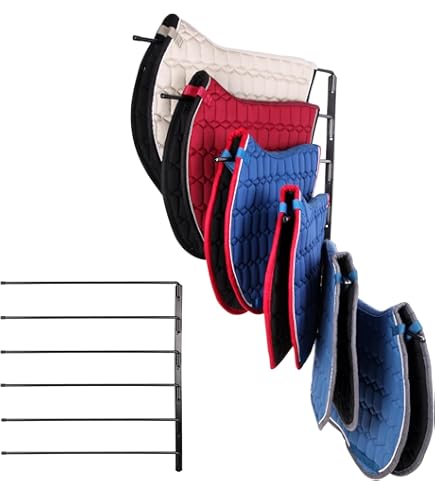 Easy-Up® Coated Metal 5 Hook Rounded Tack Rack | Schneiders